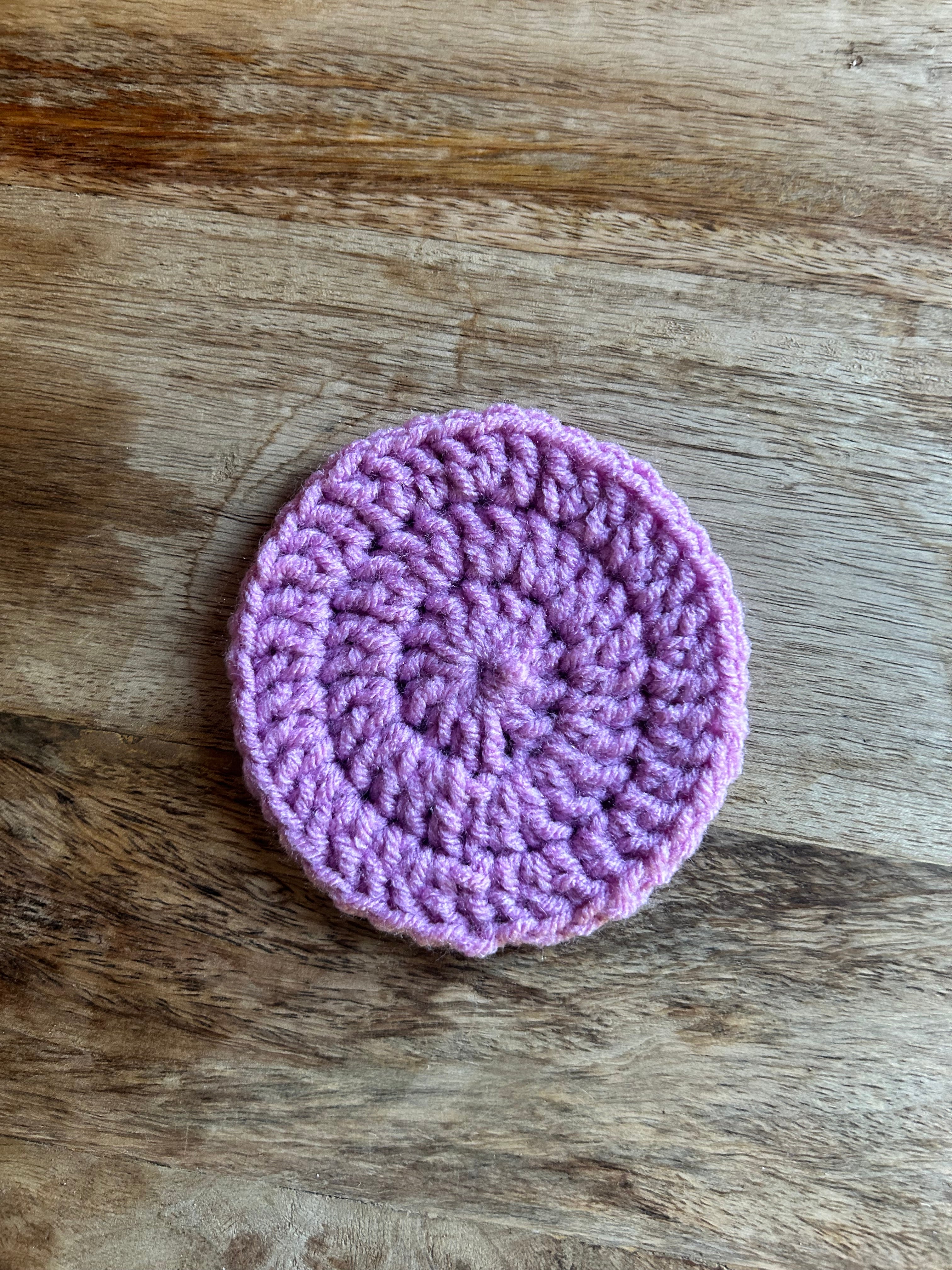Crochet coaster set
