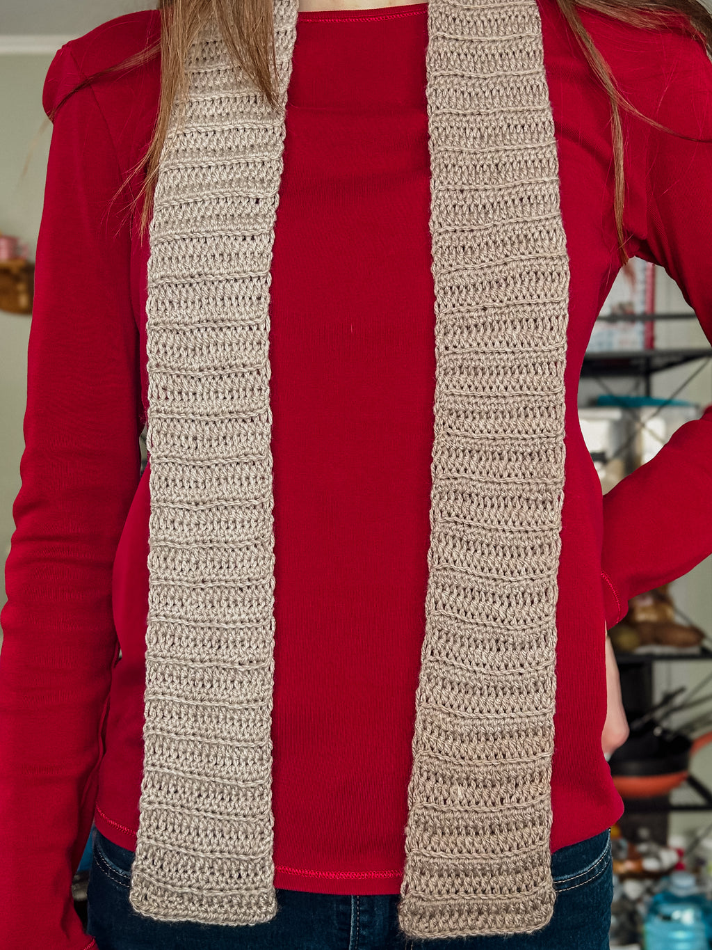 I love you a Latte scarf