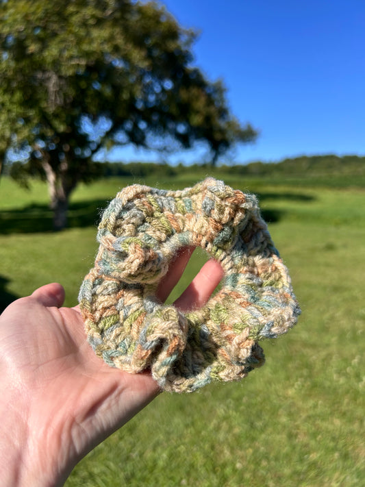 Earth Toned Scrunchie