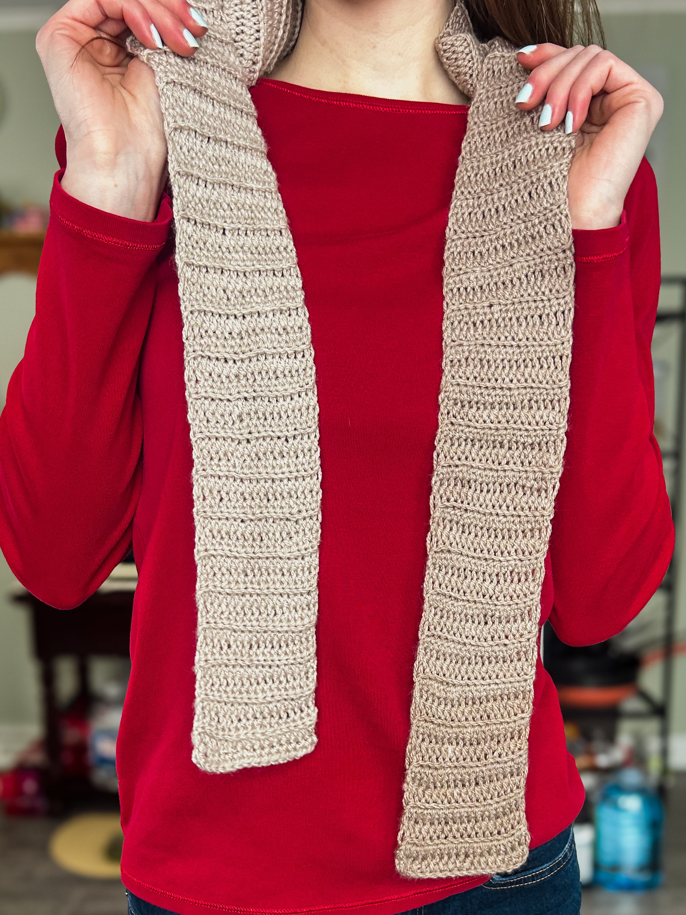 I love you a Latte scarf