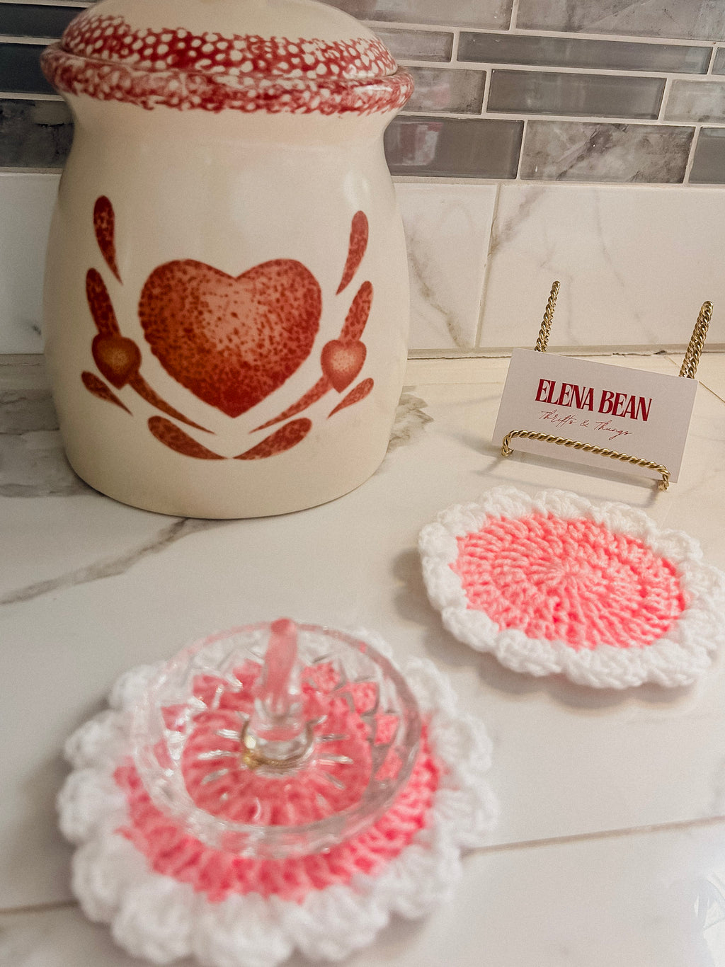 Pretty in Pink coasters