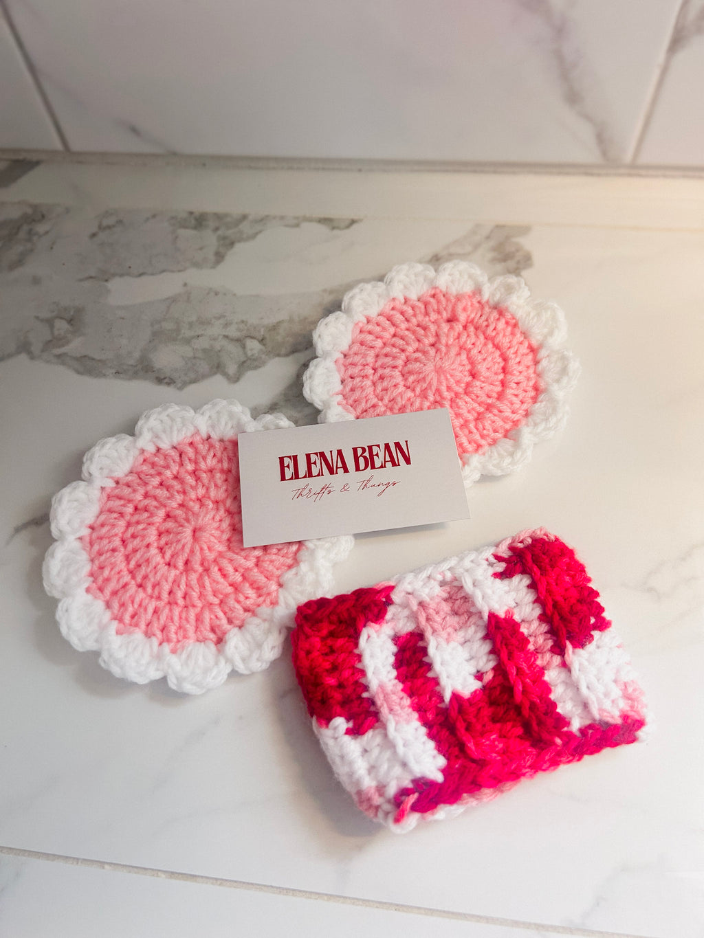 Pretty in Pink coasters