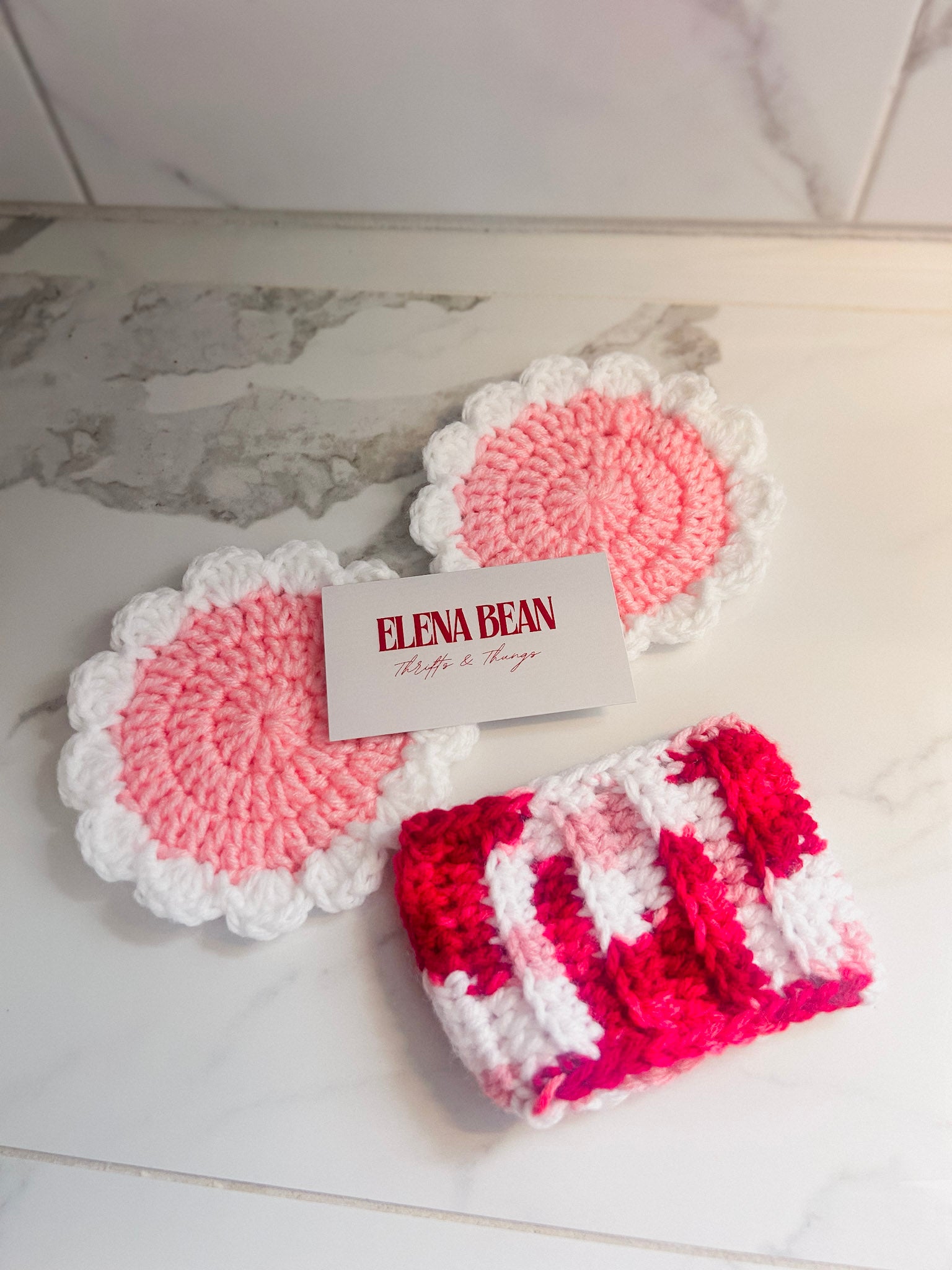 Pretty in Pink coasters