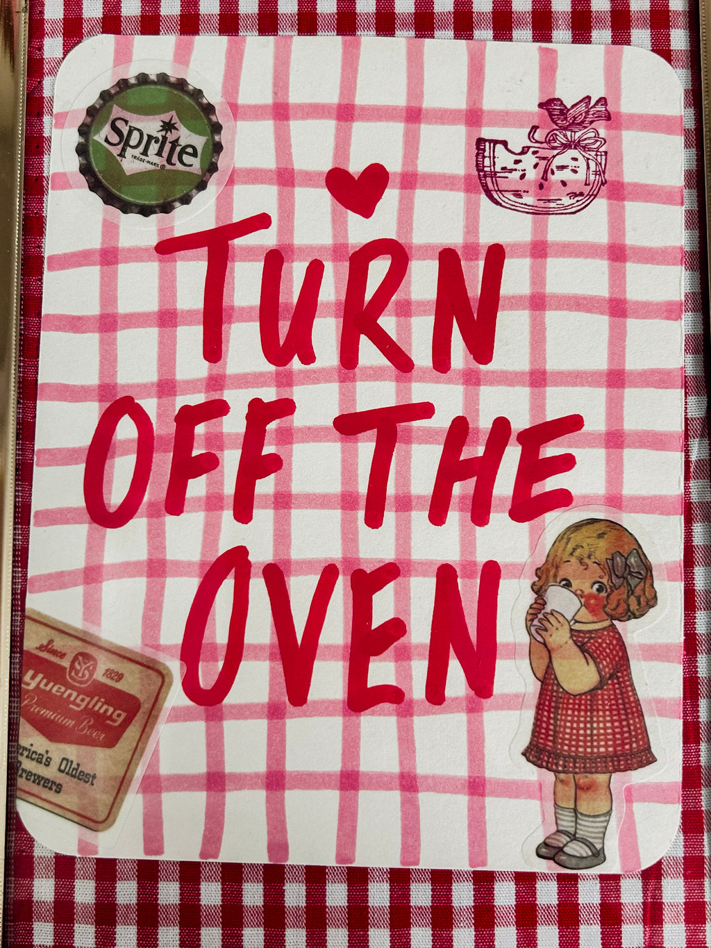 Turn off the Oven Sign