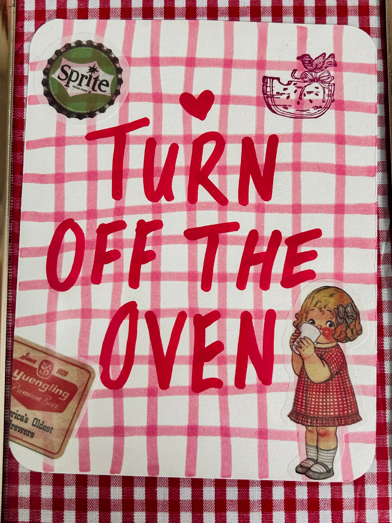 Turn off the Oven Sign