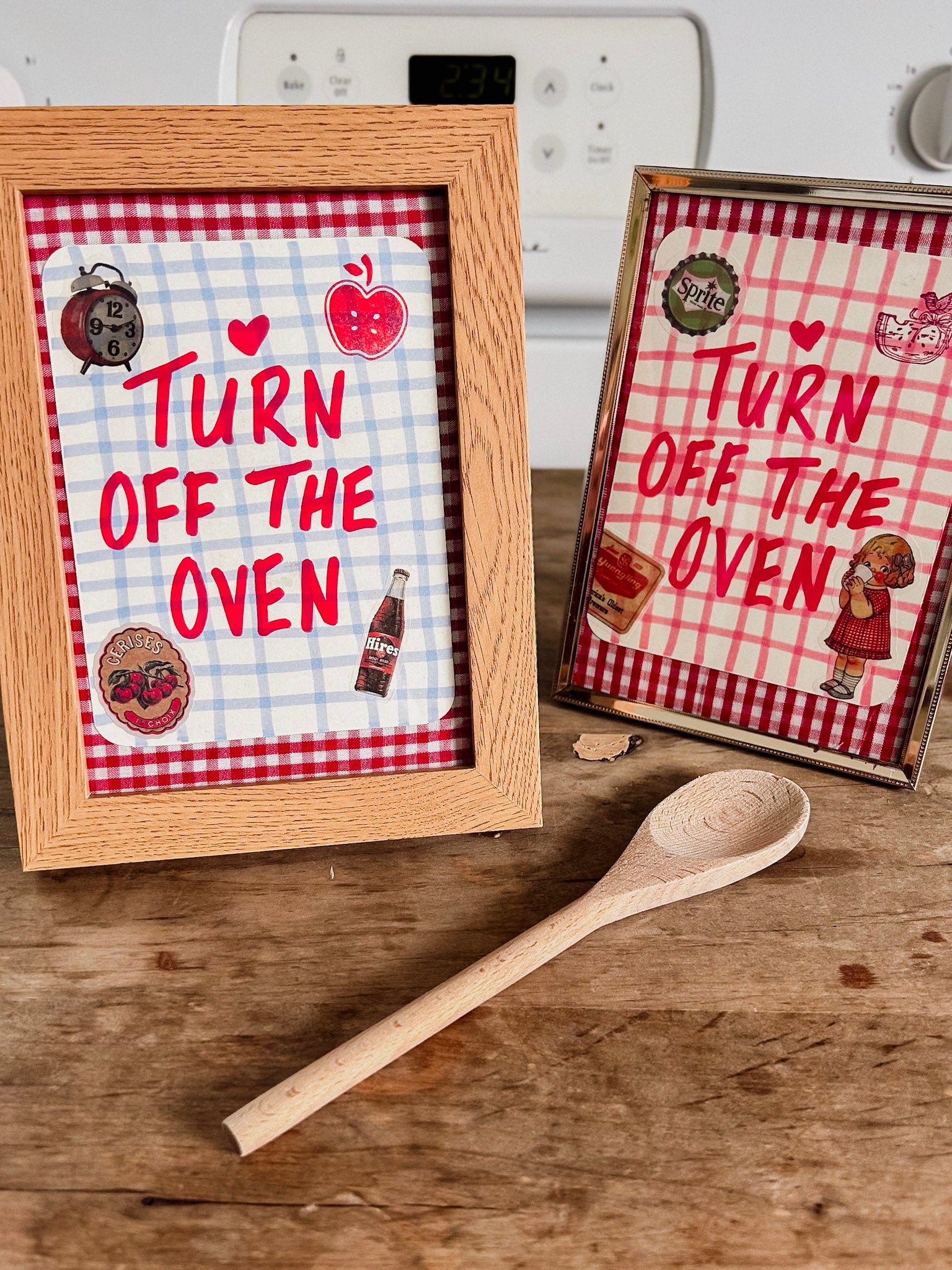 Turn off the Oven Sign